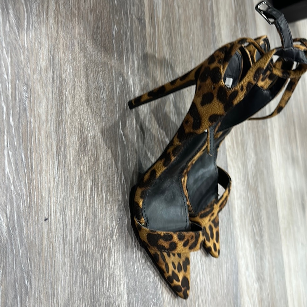 Leopard print heels